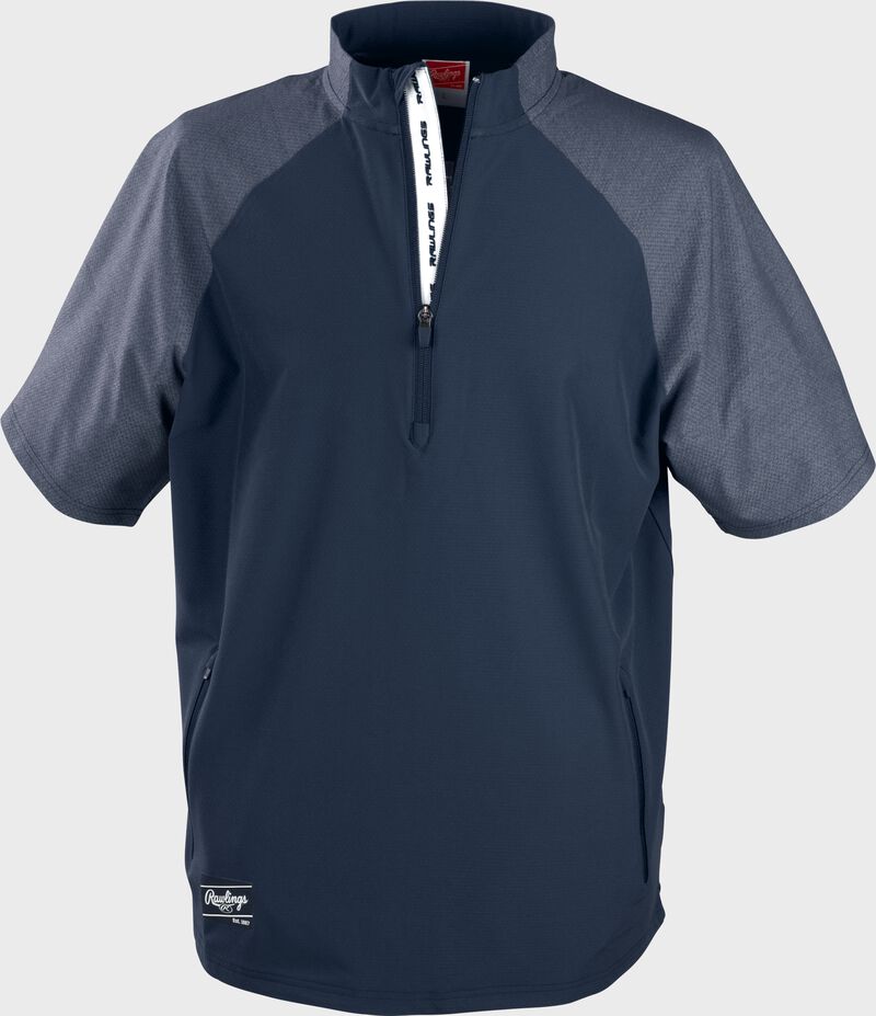 Rawlings Navy ColorSync Short Sleeve Cage Jacket: CSSSJ2