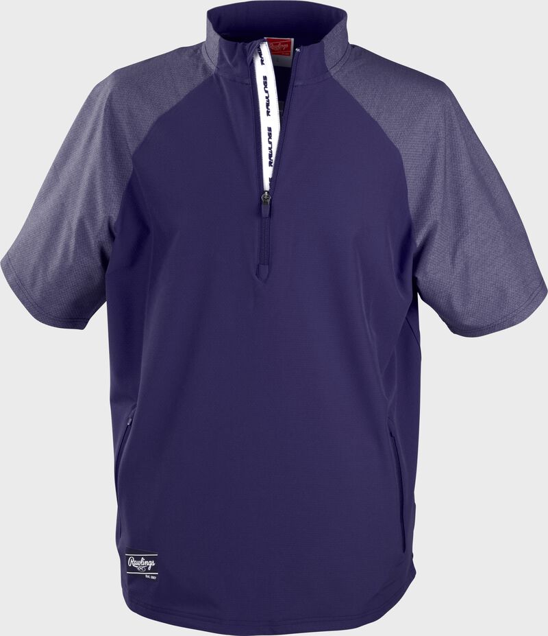 Rawlings Purple ColorSync Short Sleeve Cage Jacket: CSSSJ2