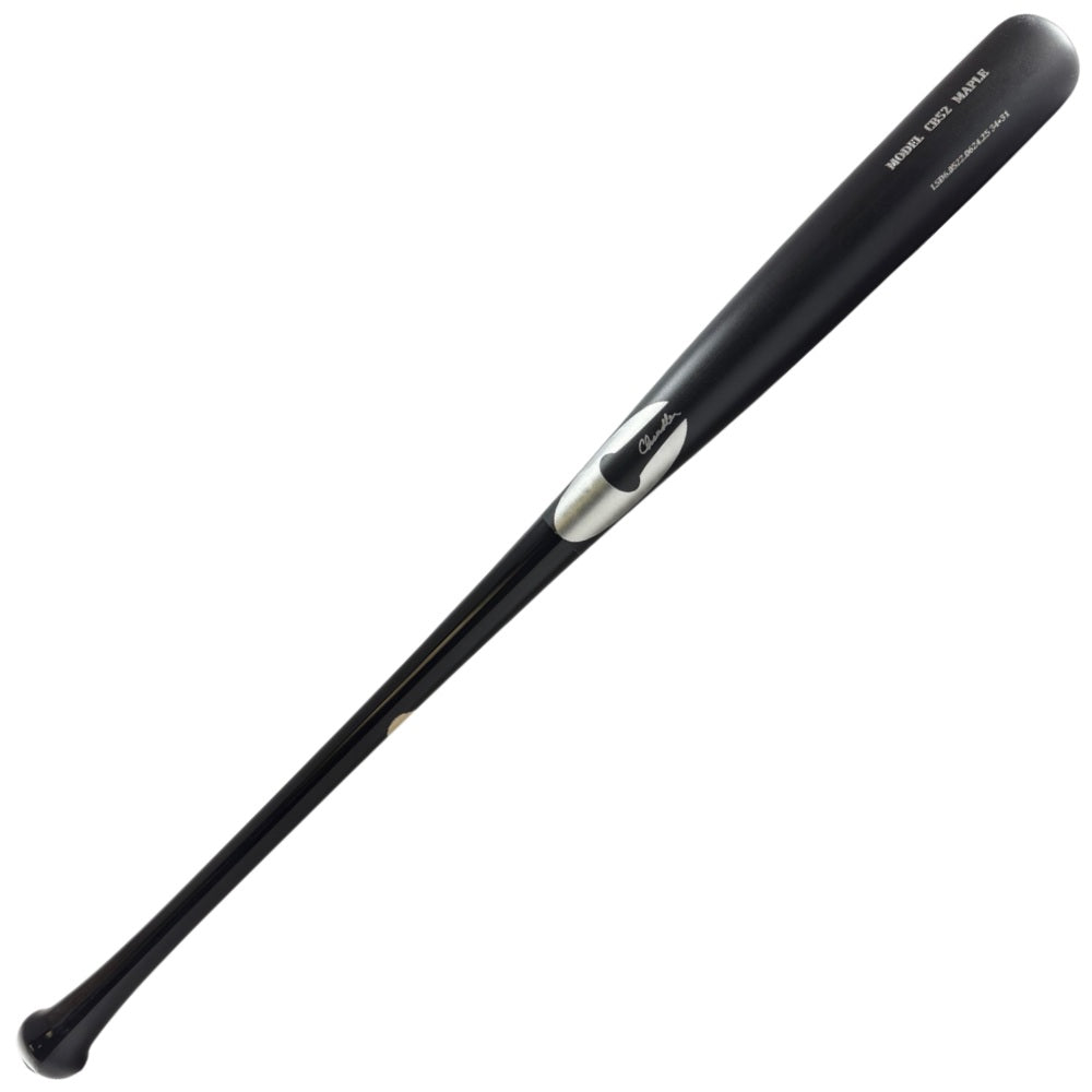 Chandler CB52 Maple Wood Bat: Black/Black