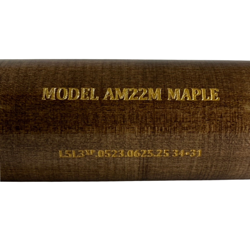 Chandler AM22M Flame Tempered Maple Wood Bat