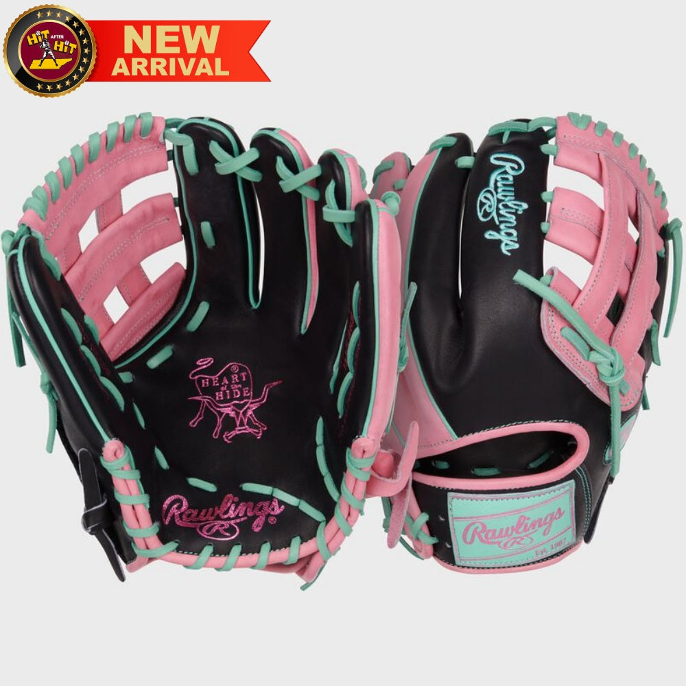 Rawlings 12.25" Heart of the Hide ColorSync 9.0 Outfield Glove: PROR207-6BP
