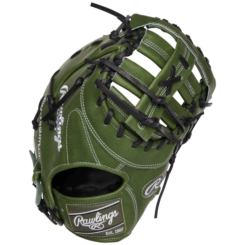 Rawlings Heart of the Hide 13" Military Green First Base Mitt - RPRODCTMG