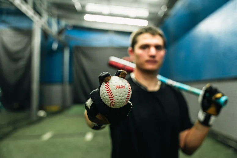 MARV DIMPLE FOAM SUNKEN SEAM® PITCHING MACHINE BASEBALLS