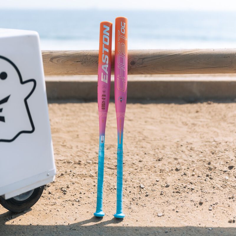 2025 Easton Ghost OG Rainbow Sherbet Fastpitch Bat: EFP5GHRS10