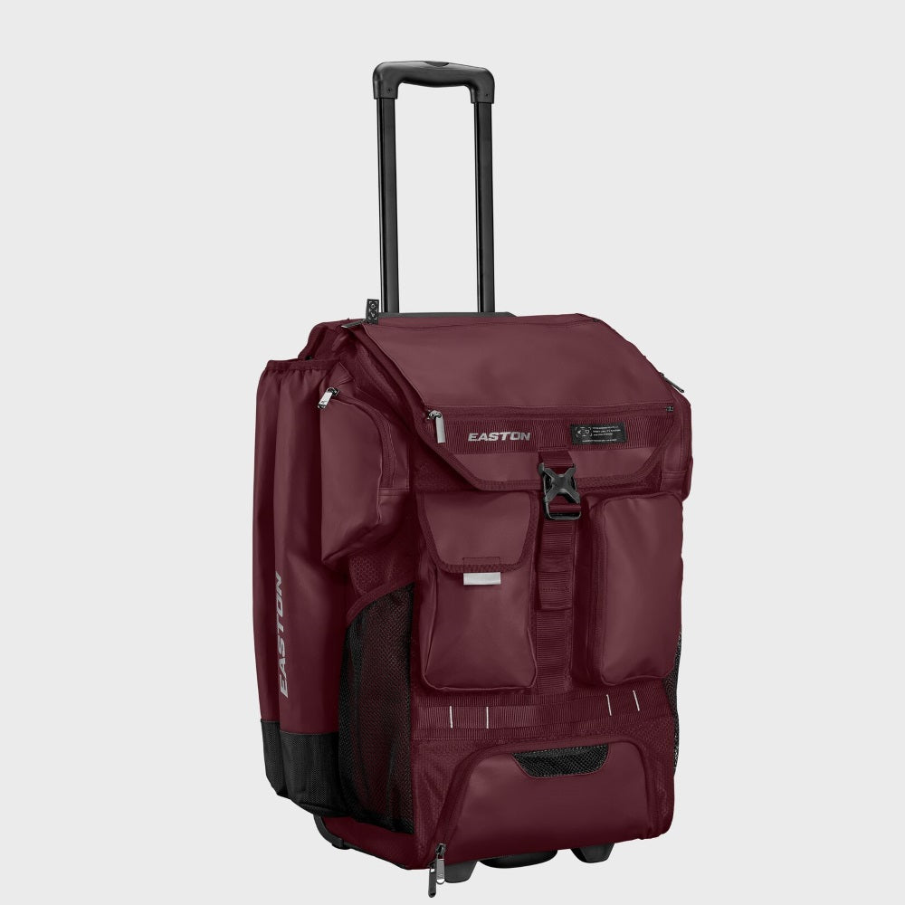 Easton 5-Tool Phenom Maroon Wheeled Bag: 5TPHENOMWB