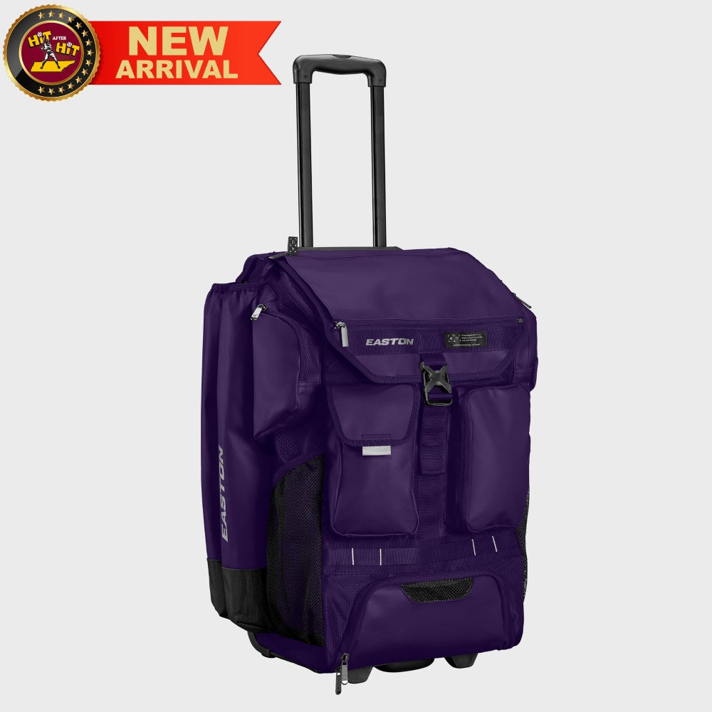 Easton 5-Tool Phenom Purple Wheeled Bag: 5TPHENOMWB