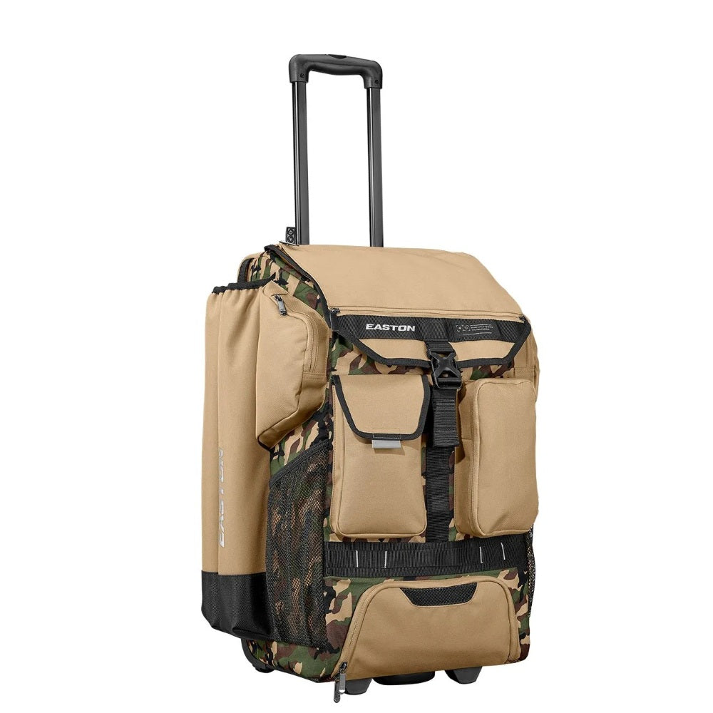 Easton 5-Tool Phenom Tan Camo Wheeled Bag: 5TPHENOMWB