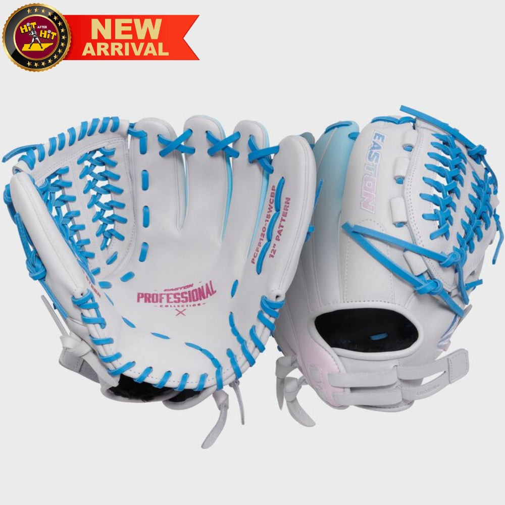 Easton Professional Collection Color Splash 2.0 12” Fastpitch Utility Glove: PCFP120-15WCBP