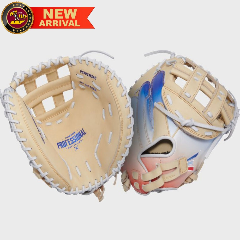 Easton Professional Collection Color Splash 2.0 34” Fastpitch Catcher’s Mitt: PCFPCM34C