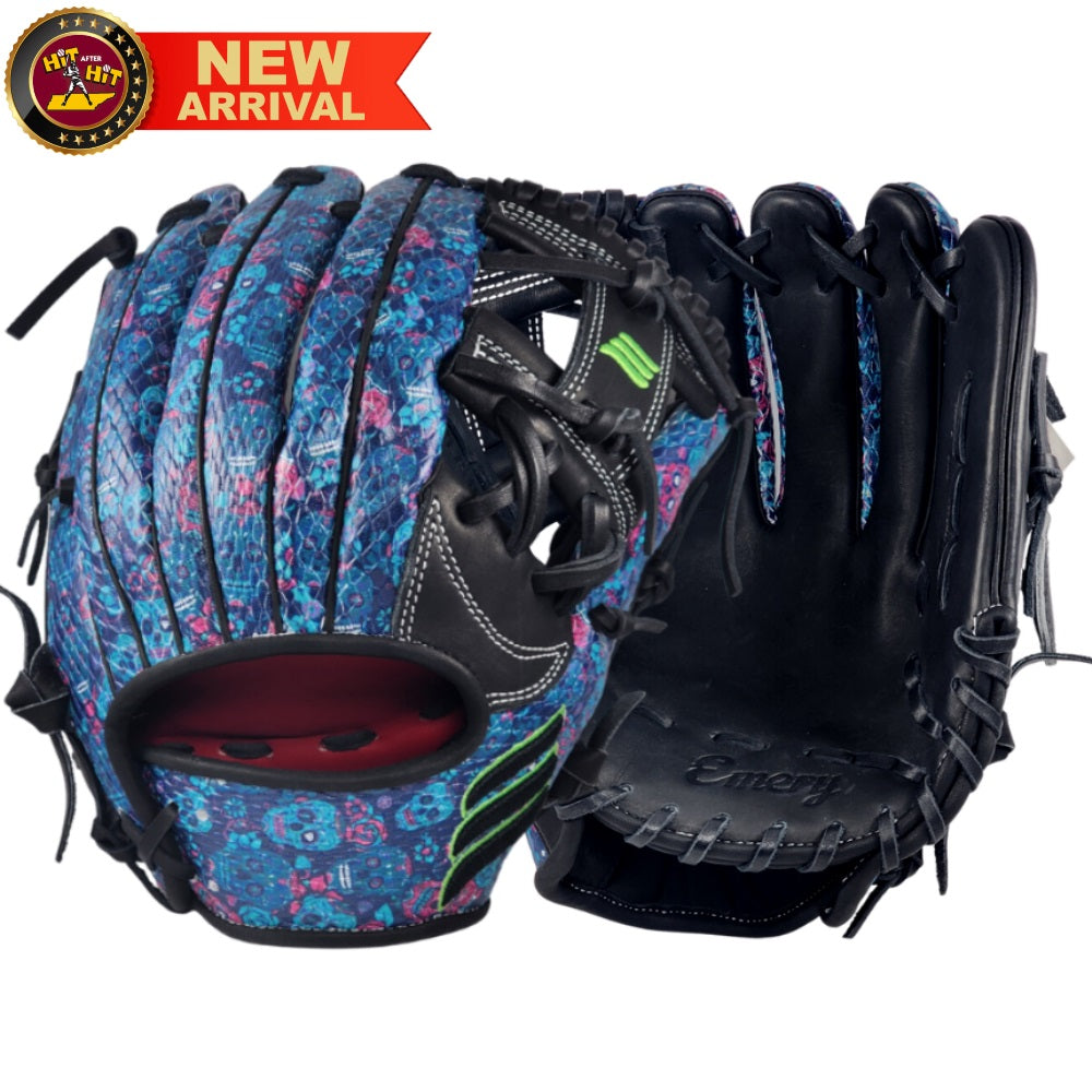 Emery 1417 11.5" Infield Halloween Glove: Sugar Skulls