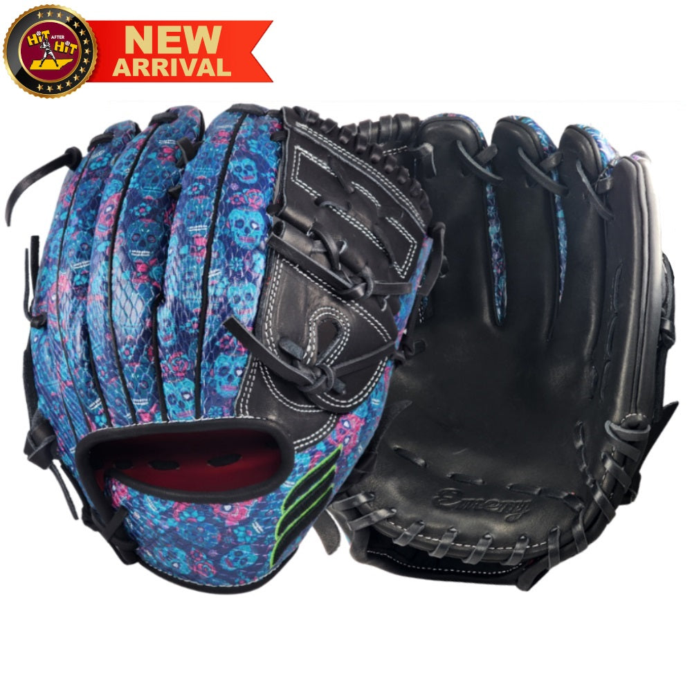 Emery 1417 12.00" Pitcher's Halloween Glove: Sugar Skulls