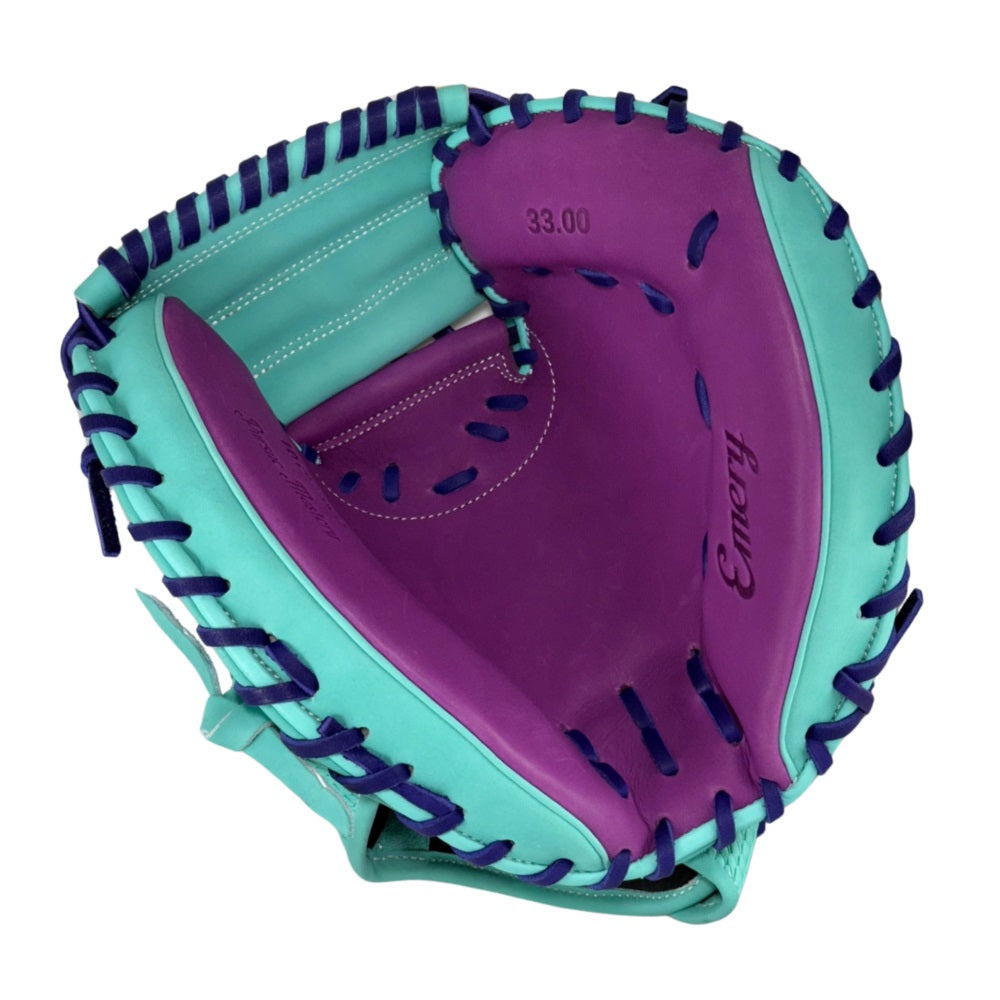 Emery 1019-CM 33" Teal and Purple Catchers Mitt