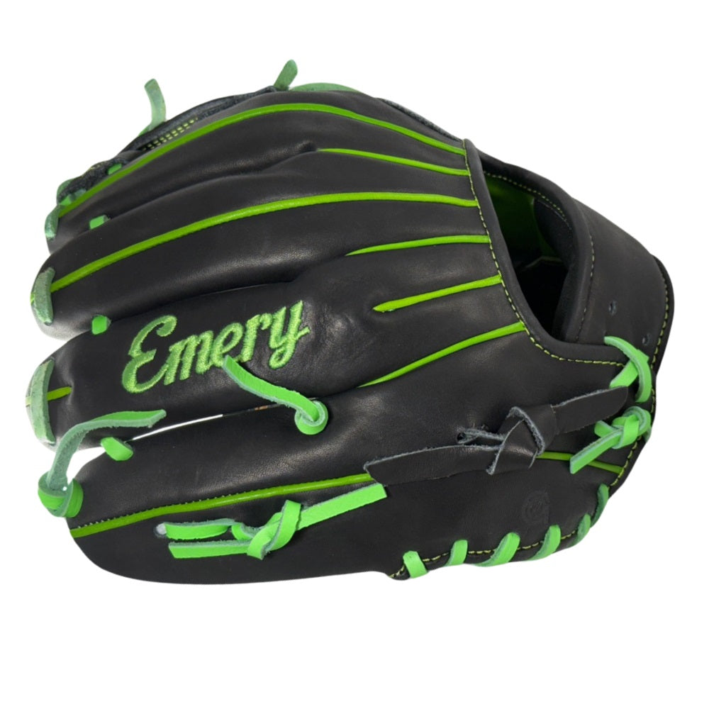 Emery 1417 Slime 11.25" Infield Glove: Black and Lime Green