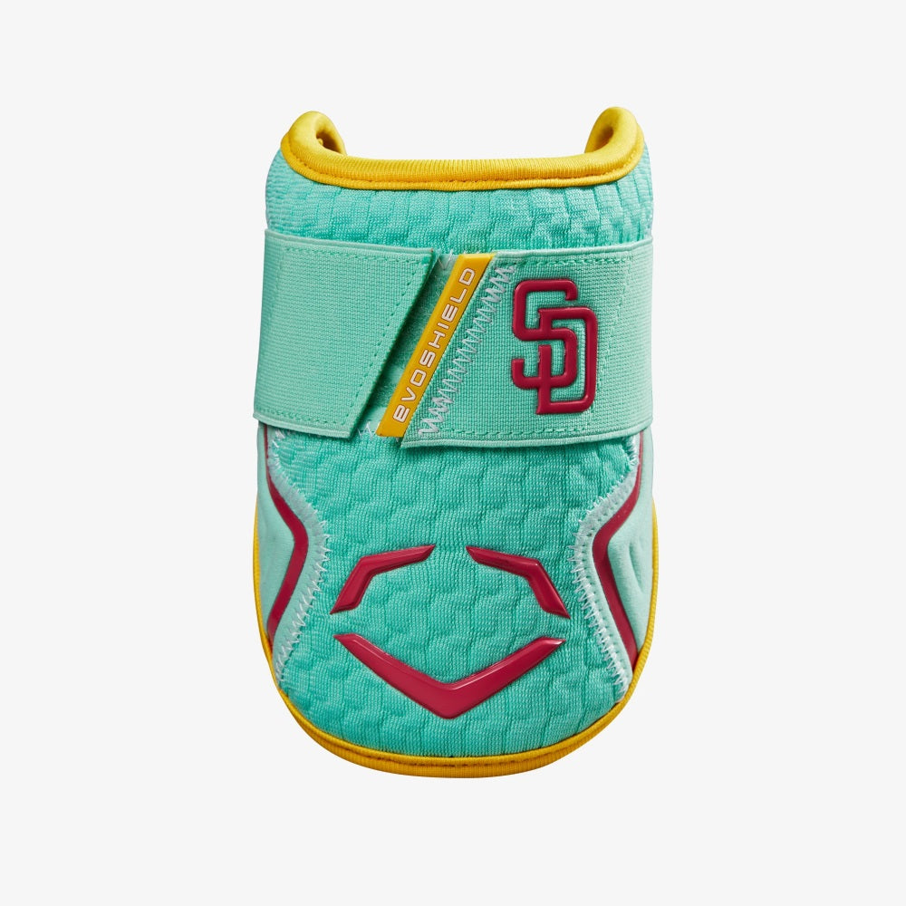 EvoShield PRO-SRZ 2.0 ON FIELD COLLECTION BATTER'S ELBOW GUARD: PADRES