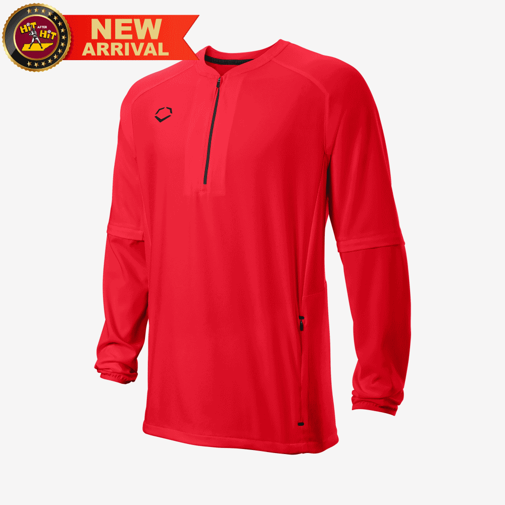 Evoshield Men's Red Long Sleeve BP Jacket: WB6002206