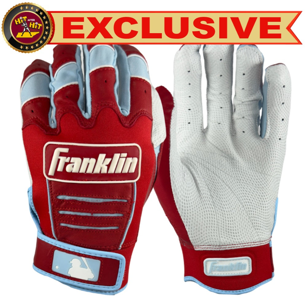 Franklin EXCLUSIVE Custom CFX 2 MLB City Connect Batting Gloves: Marlins