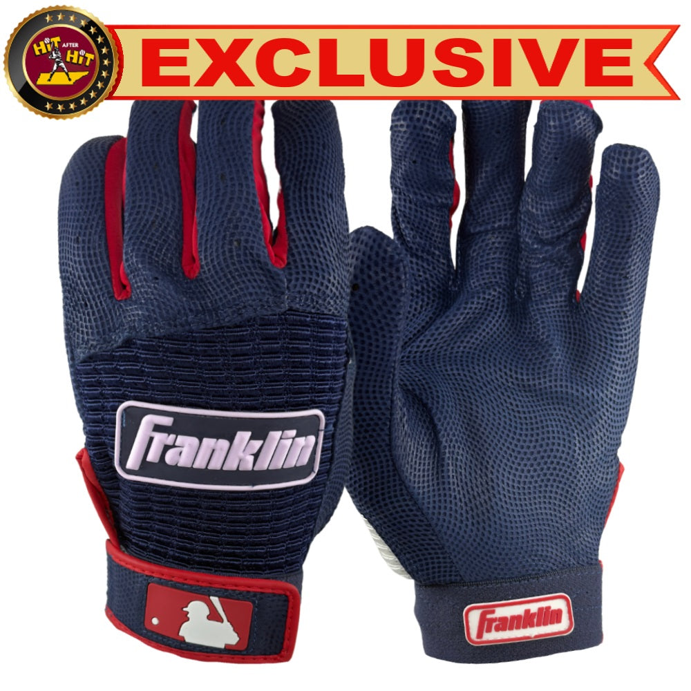 Franklin EXCLUSIVE Custom Pro Classic MLB City Connect Batting Gloves: Dodgers