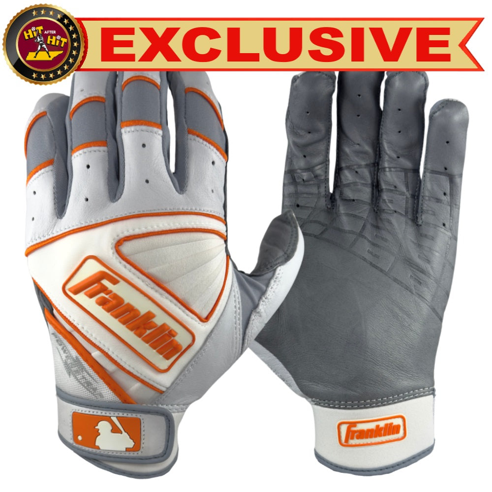 Franklin EXCLUSIVE Custom Power Strap MLB City Connect Batting Gloves: Giants