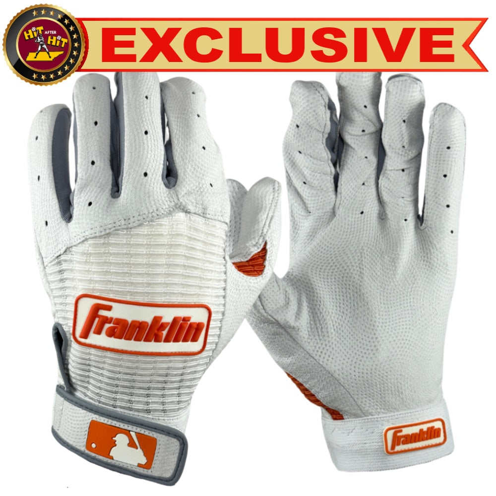 Franklin EXCLUSIVE Custom Pro Classic MLB City Connect Batting Gloves: Giants