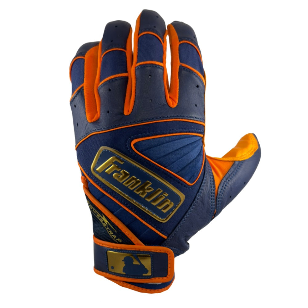 Franklin EXCLUSIVE Custom Power Strap MLB City Connect Batting Gloves: Astros