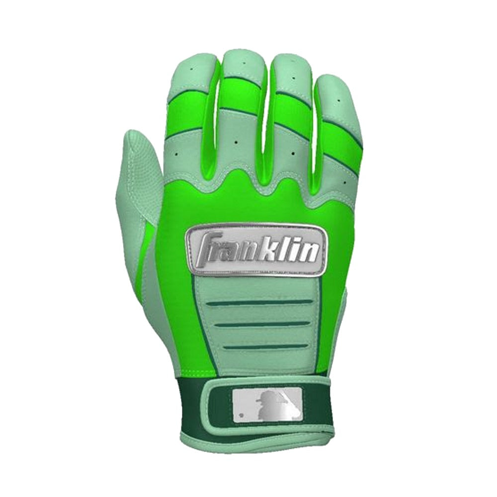 Franklin Custom Adult CFX Pro Batting Gloves: Optic Green/Mint