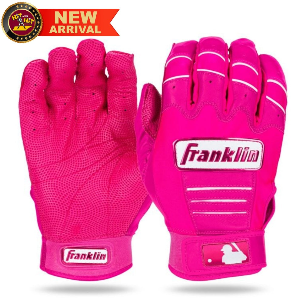 Franklin CFX® Pro Chrome Youth Batting Gloves: Pink