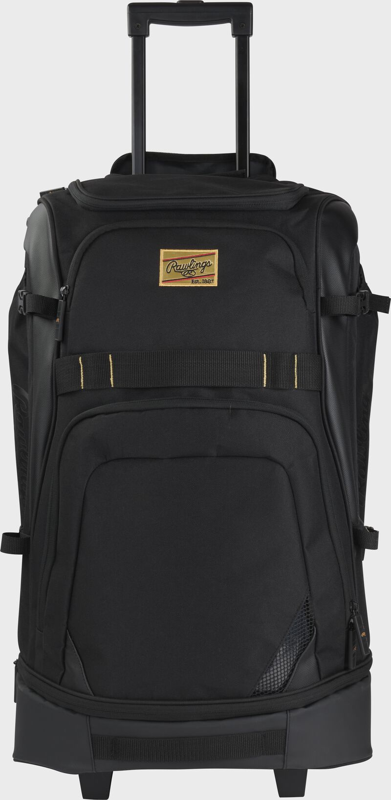 RAWLINGS GOLD COLLECTION WHEELED BAG: BLACK