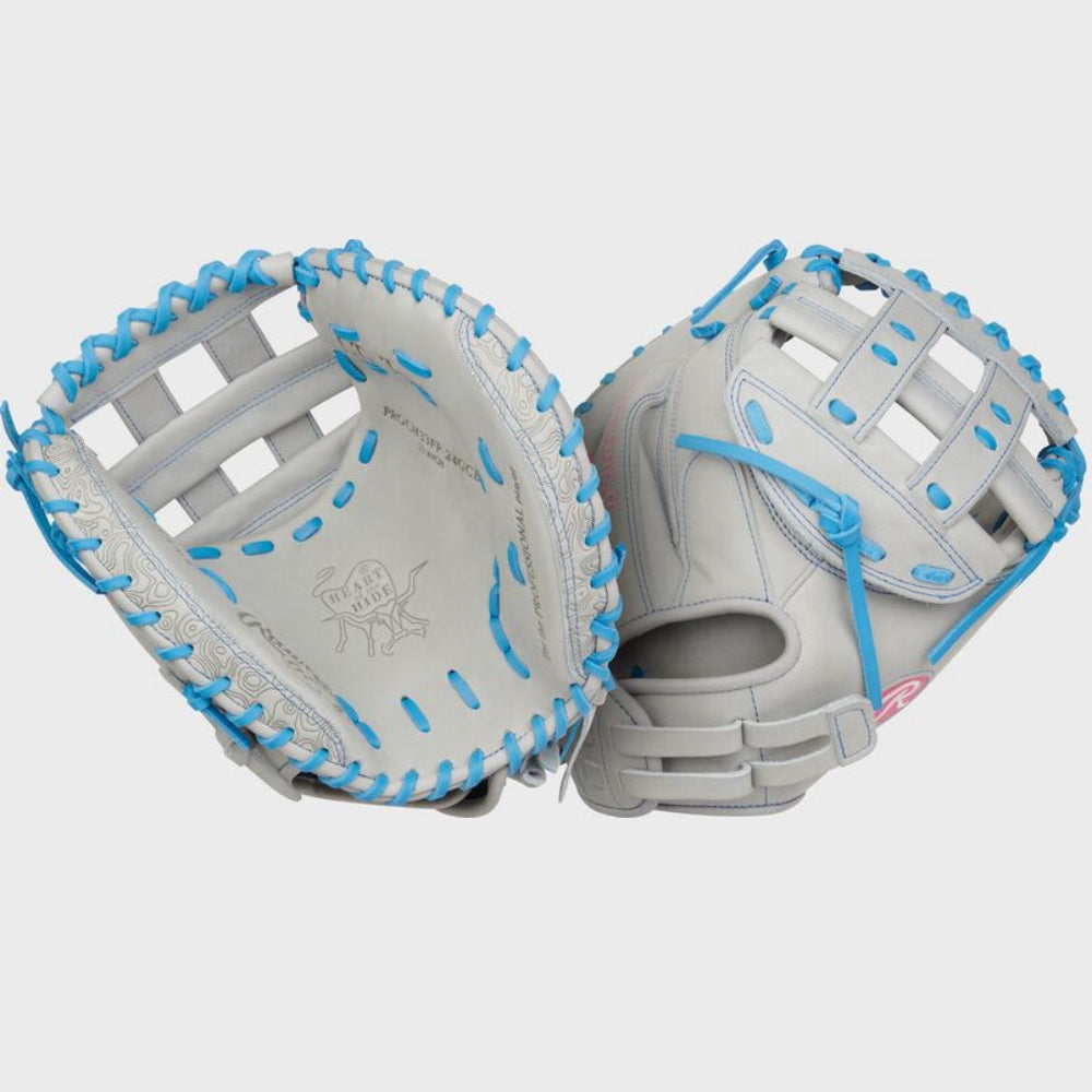 Rawlings Heart of the Hide 33-inch Fastpitch Softball Catcher's Mitt: PROCM33FP-24GCB