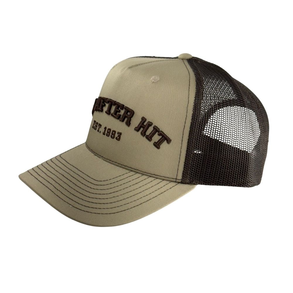 Richardson 112FPC Hit After Hit Adjustable Cap: Khaki/Coffee