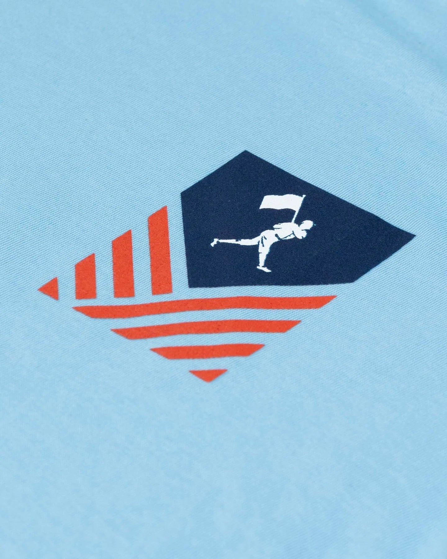 Baseballism Adult  Retro T-Shirt - Blue
