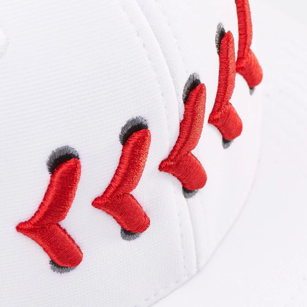 Baseball Lifestyle 101 Buzz The Tower Hat - White/Red