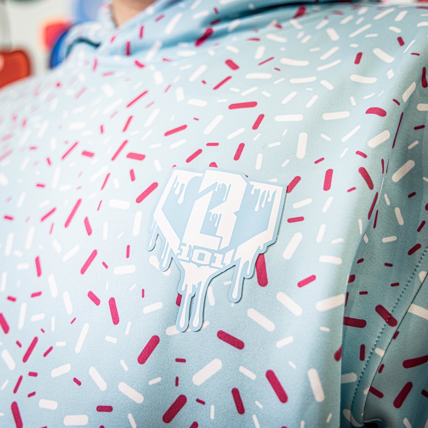 Baseball Lifestyle 101 Youth Ice Cream Hoodie: Cotton Candy