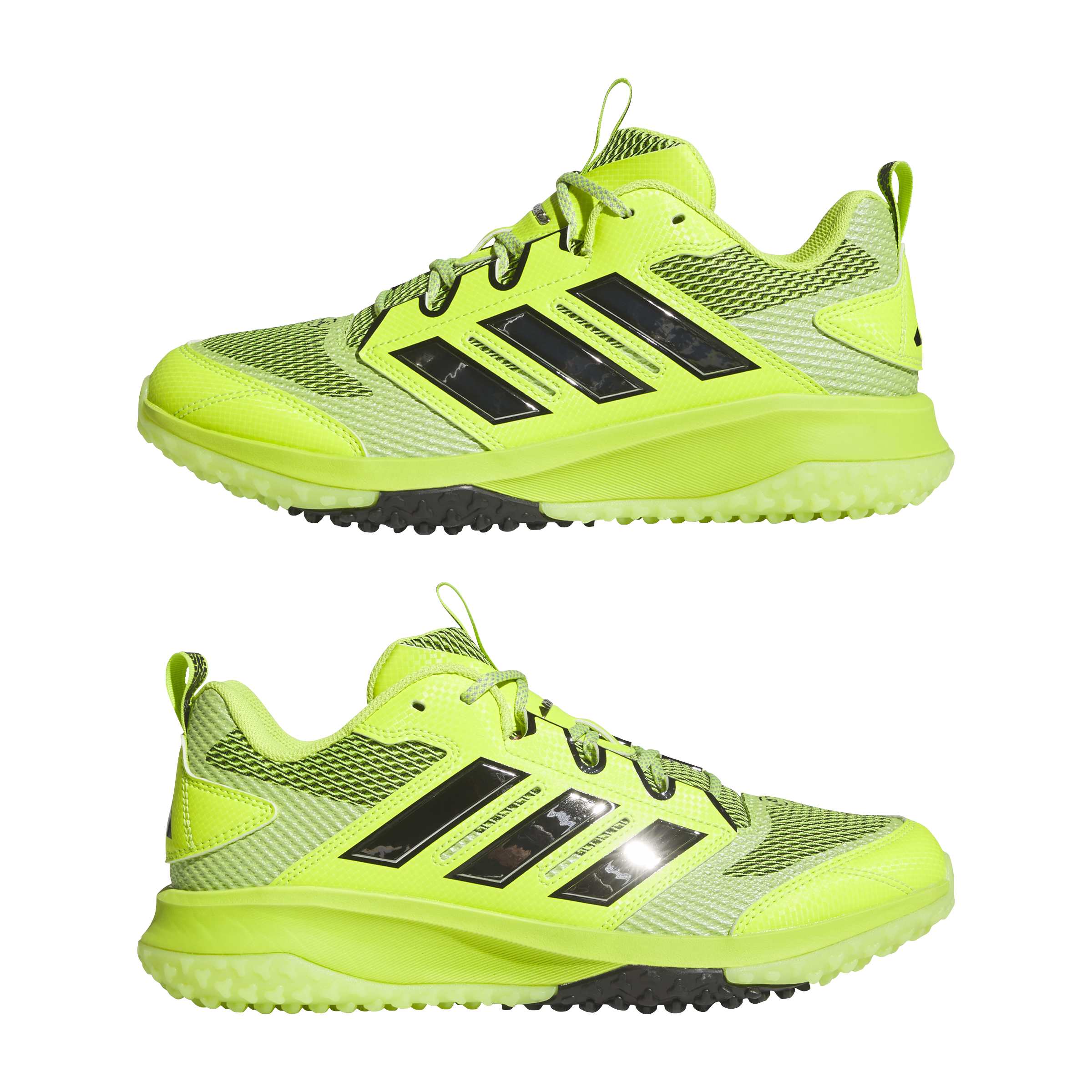 Adidas Adizero DGT Solar Slime/Silver Baseball Turf Shoes: JS4960