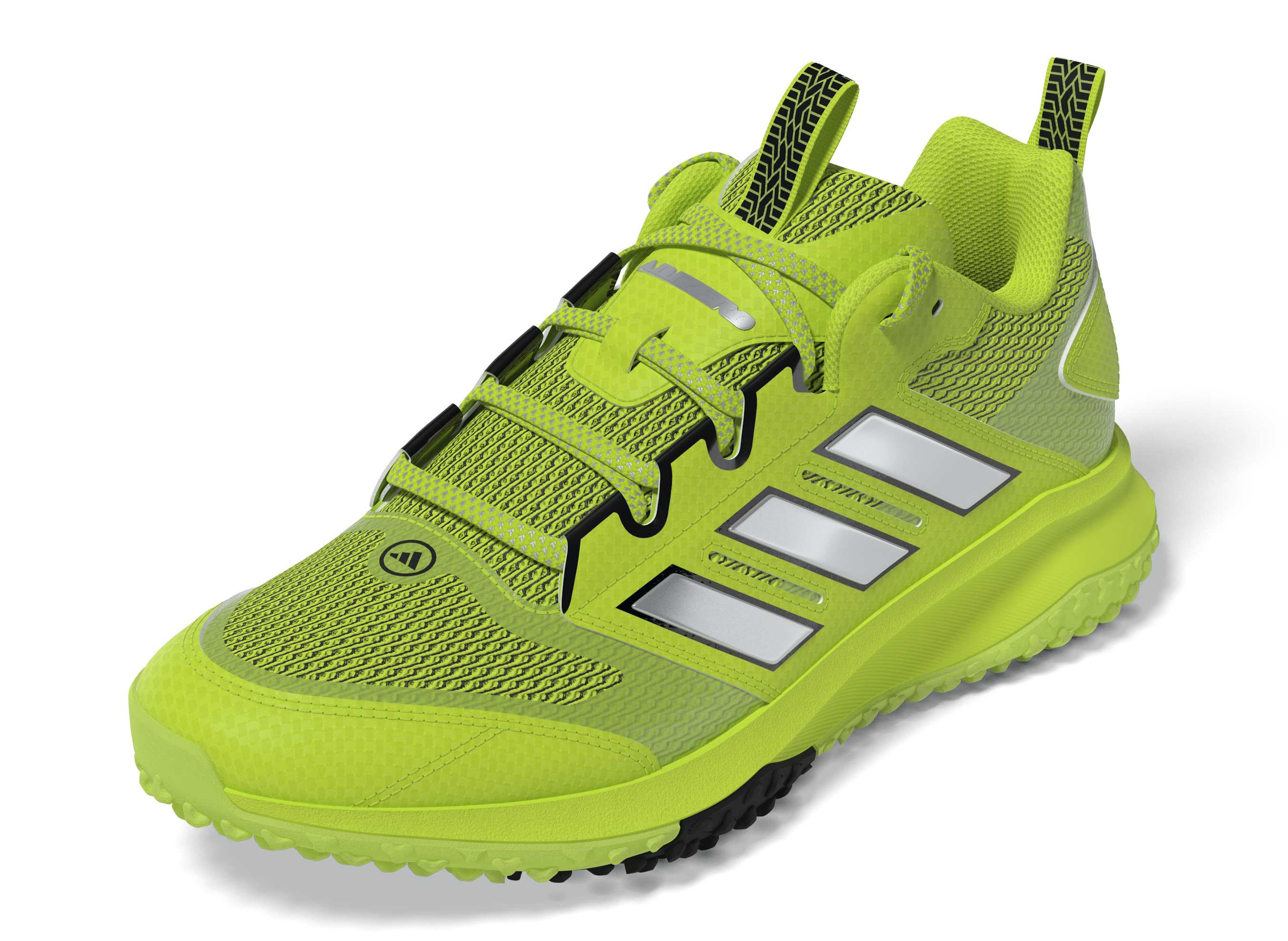Adidas Adizero DGT Solar Slime/Silver Baseball Turf Shoes: JS4960