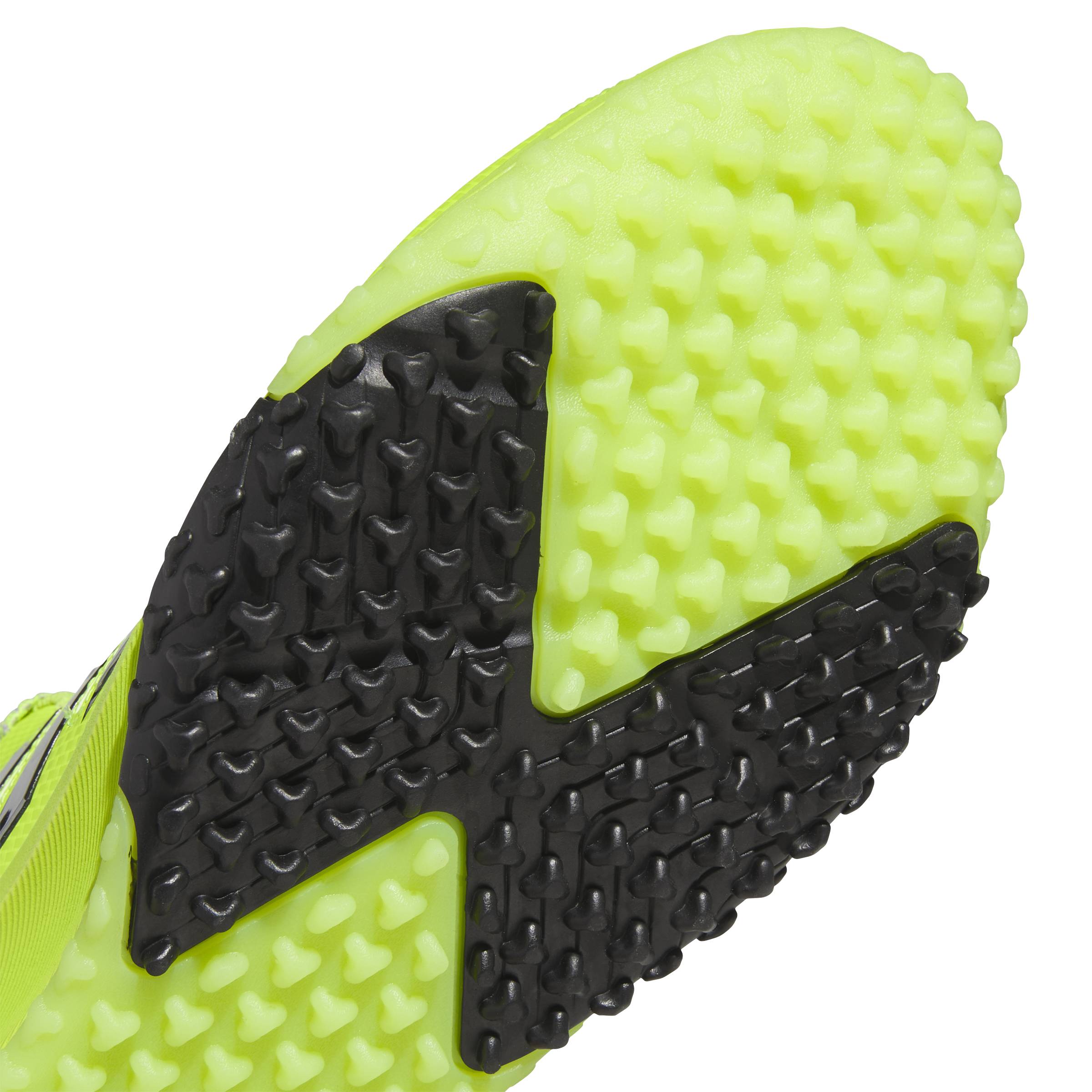 Adidas Adizero DGT Solar Slime/Silver Baseball Turf Shoes: JS4960