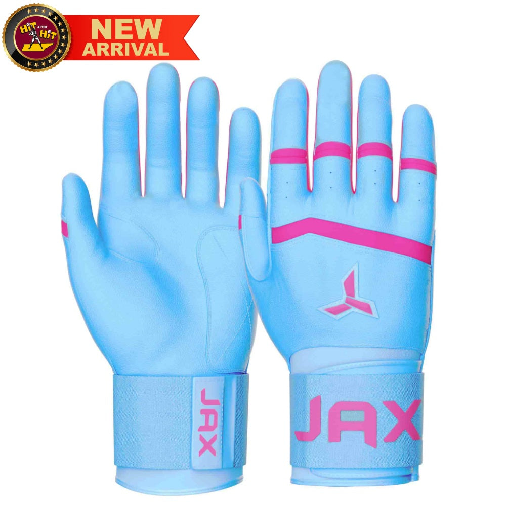 Jax Youth Strap Cuff Batting Gloves: Cotton Candy
