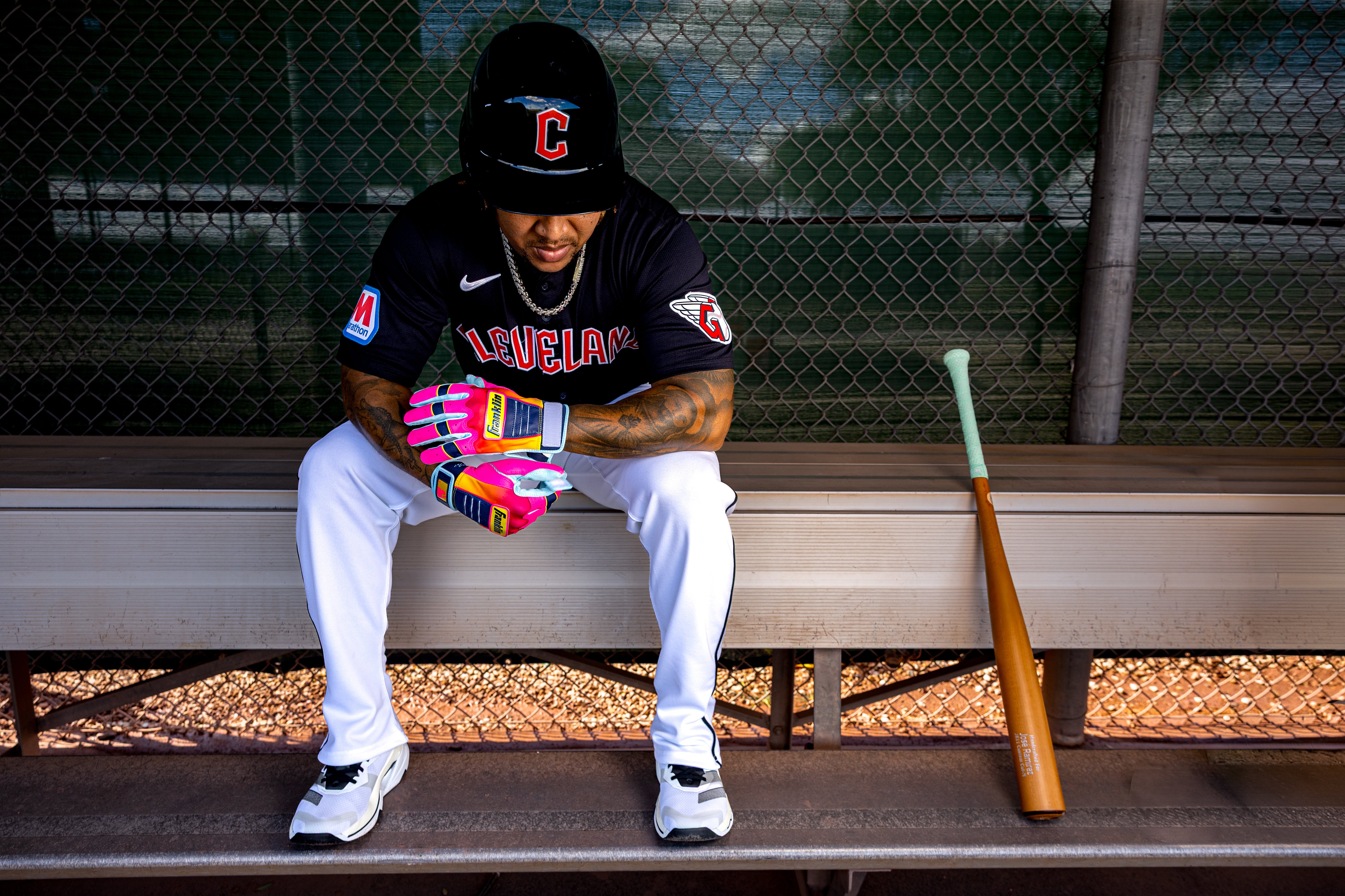 Franklin Adult CFX® Pro Limited Edition Jose Ramirez Batting Gloves