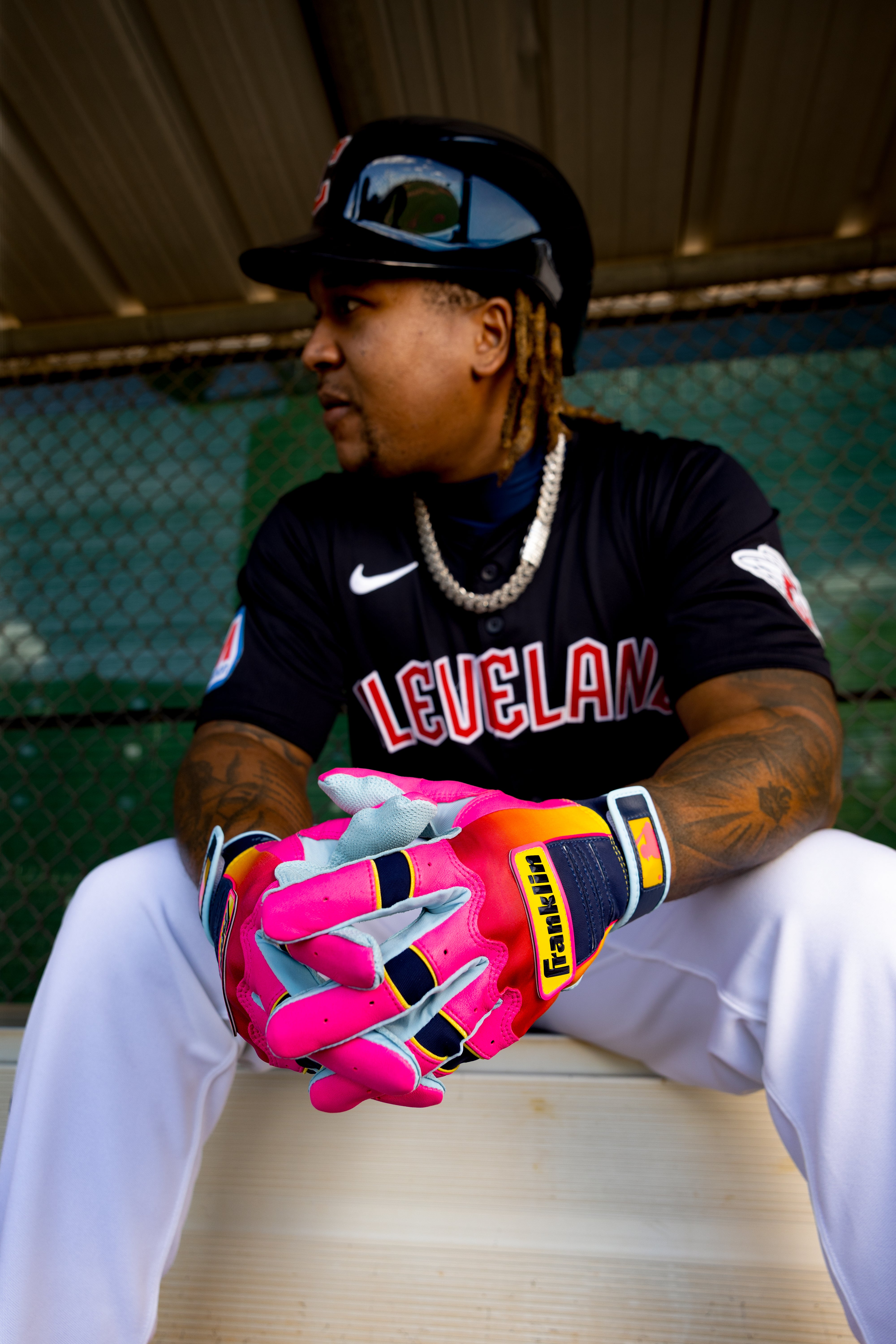 Franklin Adult CFX® Pro Limited Edition Jose Ramirez Batting Gloves