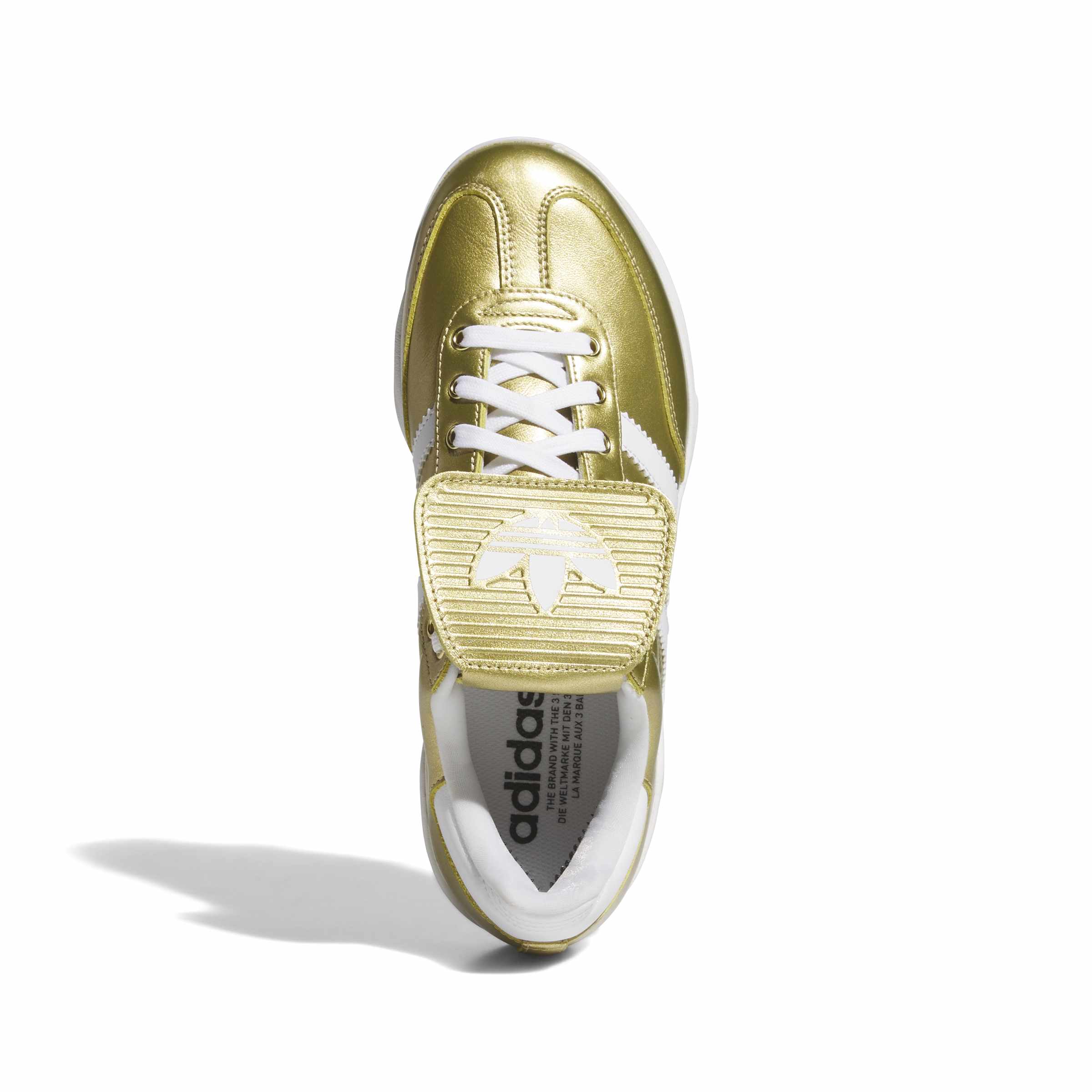 Adidas Samba TPU Metallic Gold Baseball Cleat: KH6093
