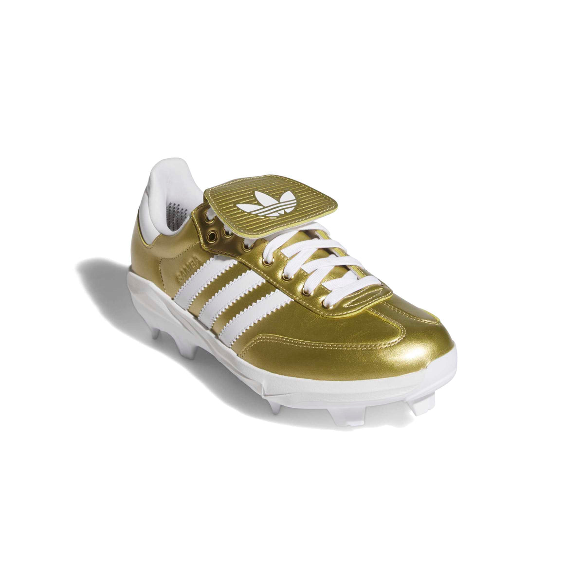 Adidas Samba TPU Metallic Gold Baseball Cleat: KH6093