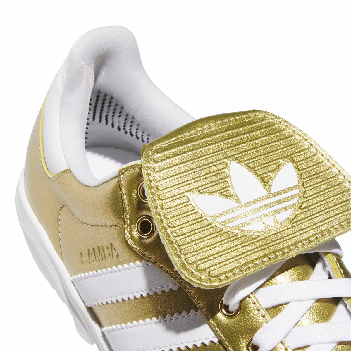 Adidas Samba TPU Metallic Gold Baseball Cleat: KH6093
