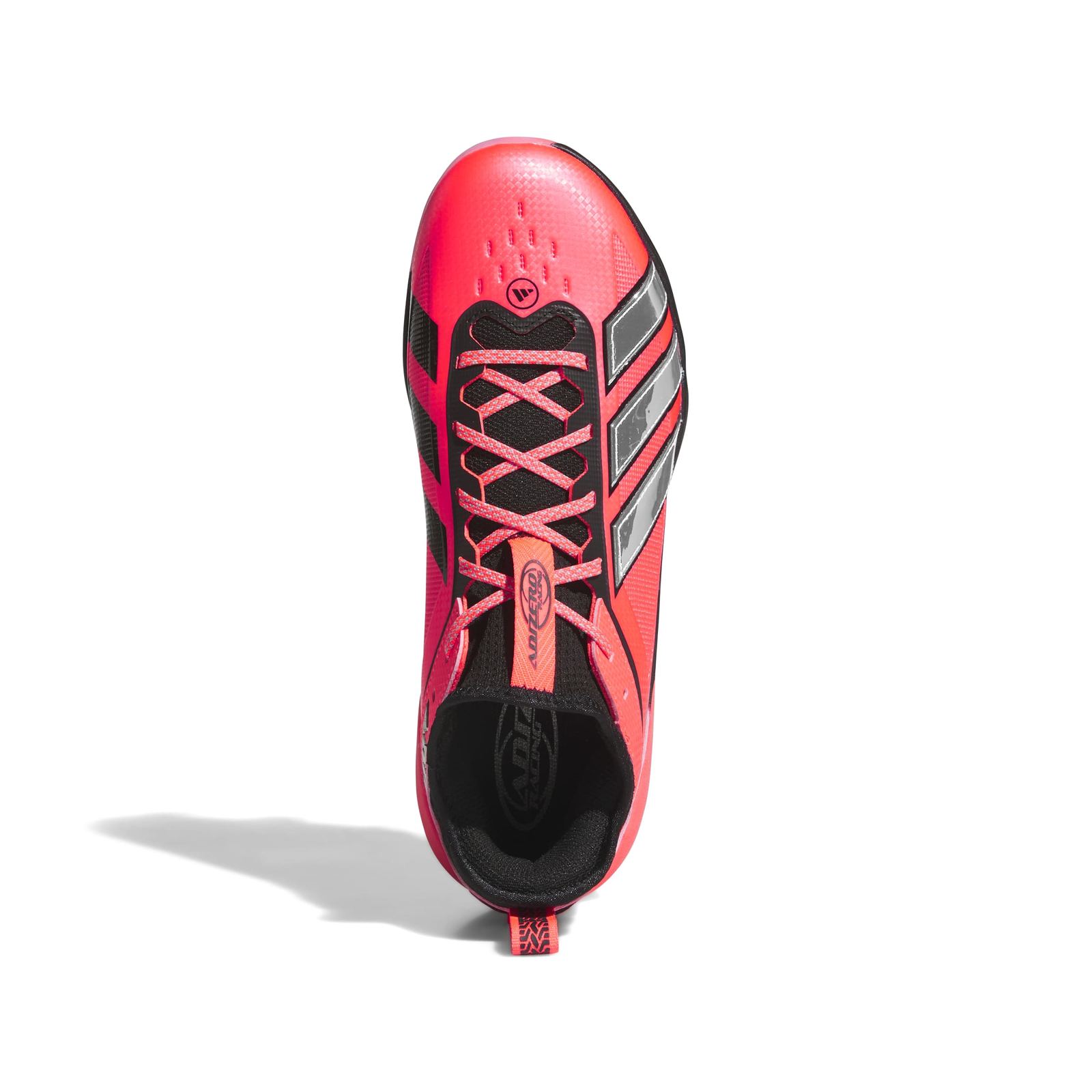 Adidas Adizero Impact 3.0 Solar Red/Silver TPU Baseball Cleats: KH8043