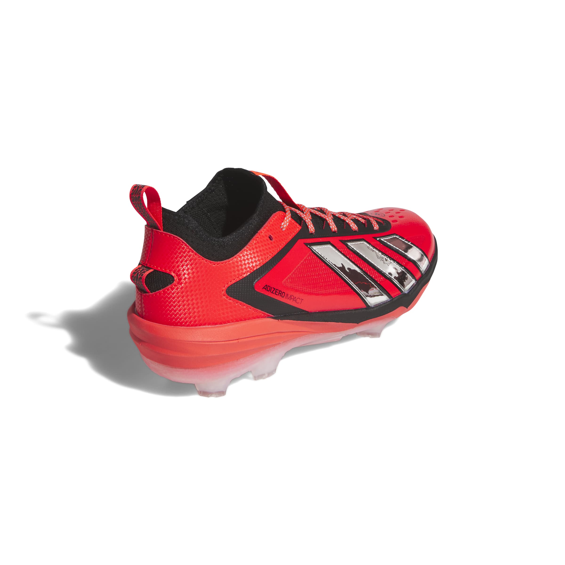 Adidas Adizero Impact 3.0 Red/Silver TPU Baseball Cleats: KI0802