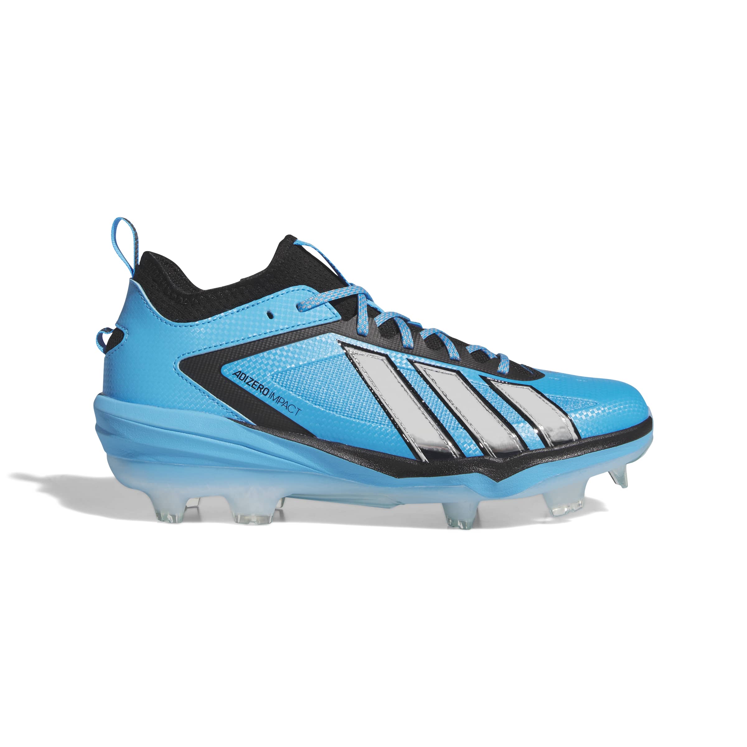 Adidas Adizero Impact 3.0 Aqua/Silver TPU Baseball Cleats: KI0803