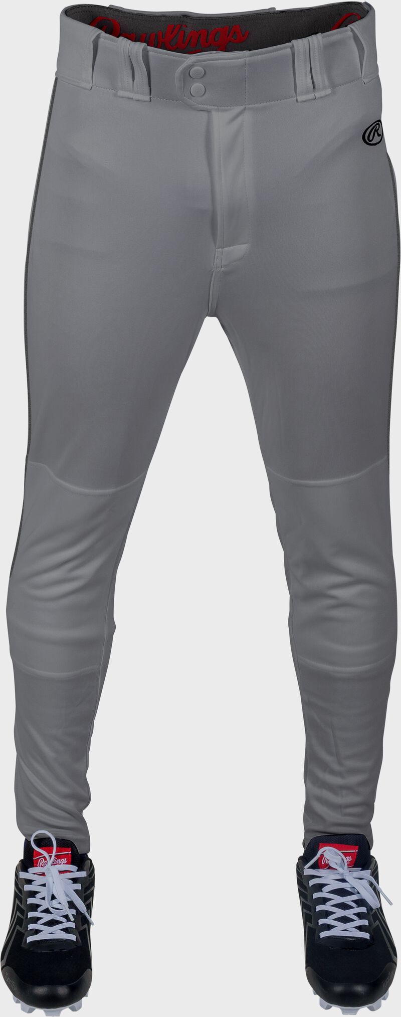 Rawlings Youth Launch Gray/Black Jogger Style Pants: YLNCHJGP