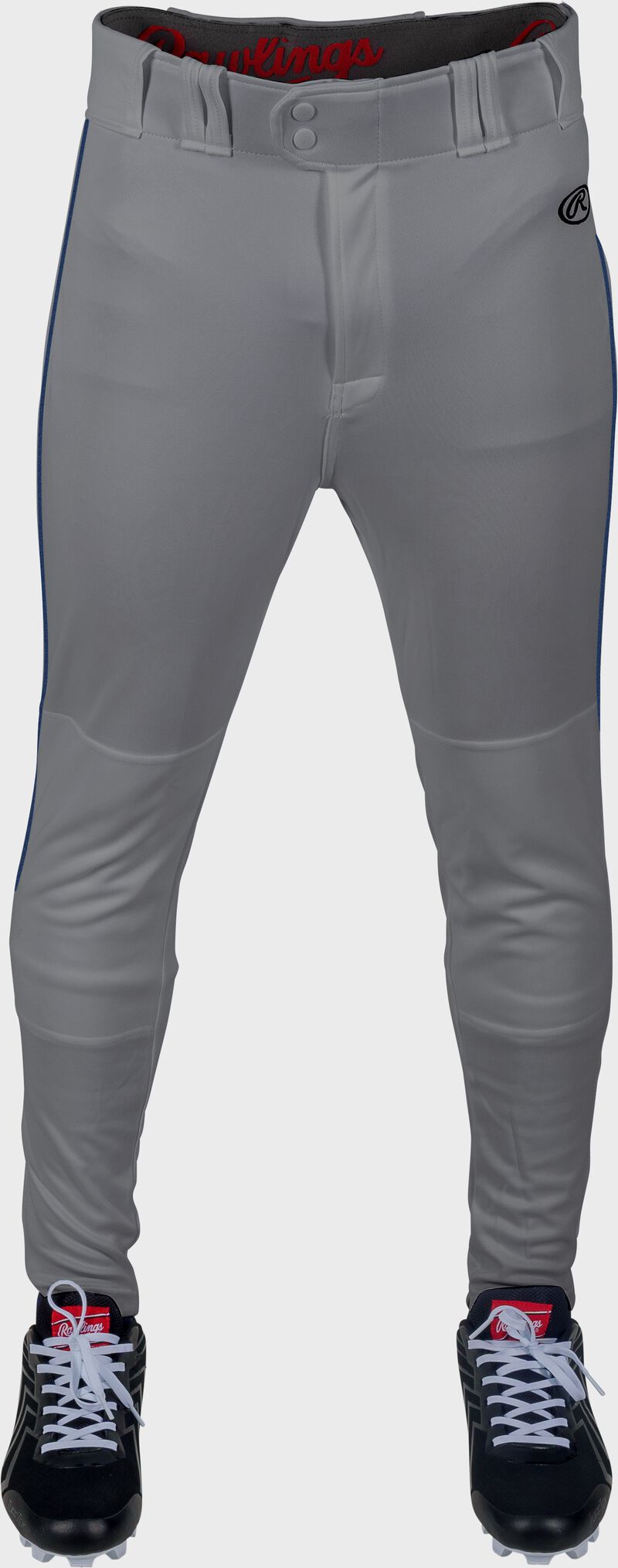 Rawlings Youth Launch Gray/Navy Jogger Style Pants: YLNCHJGP