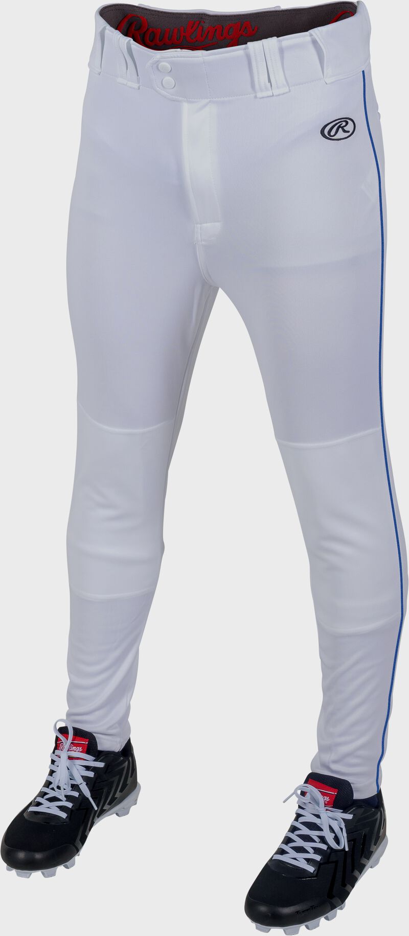 Rawlings Youth Launch White/Royal Jogger Style Pants: YLNCHJGP