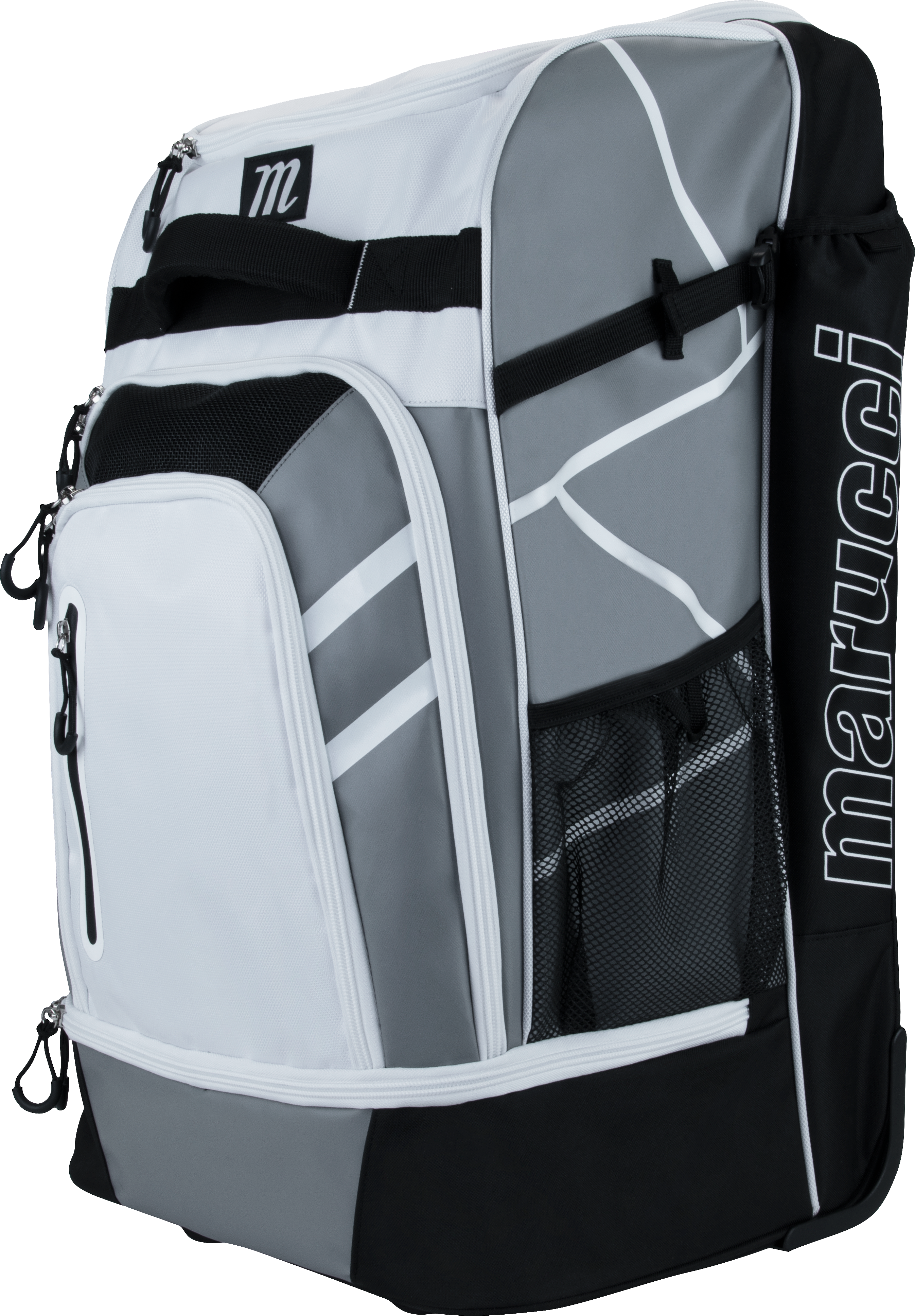 Marucci Convoy Wheeled Bat Pack White/Gray: MBCNVYWB-W/GY