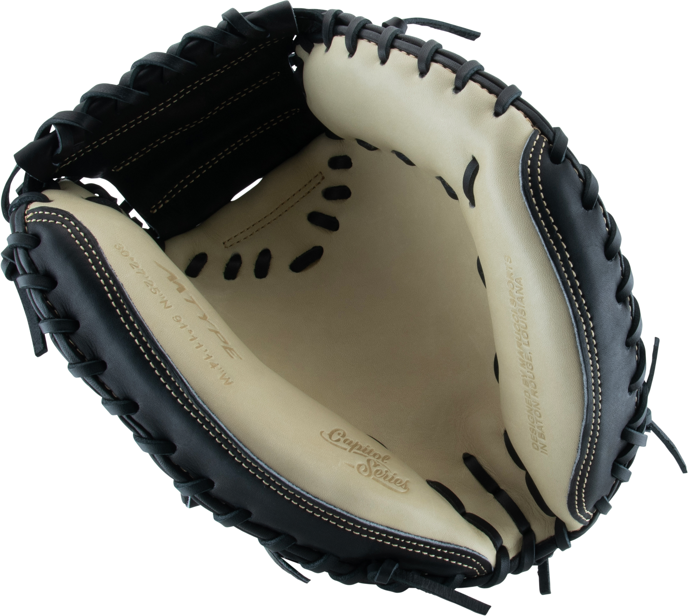 MARUCCI CAPITOL M TYPE 235C1 33.50" CATCHER'S MITT: MFG3CP235C1-BK/CM-RT