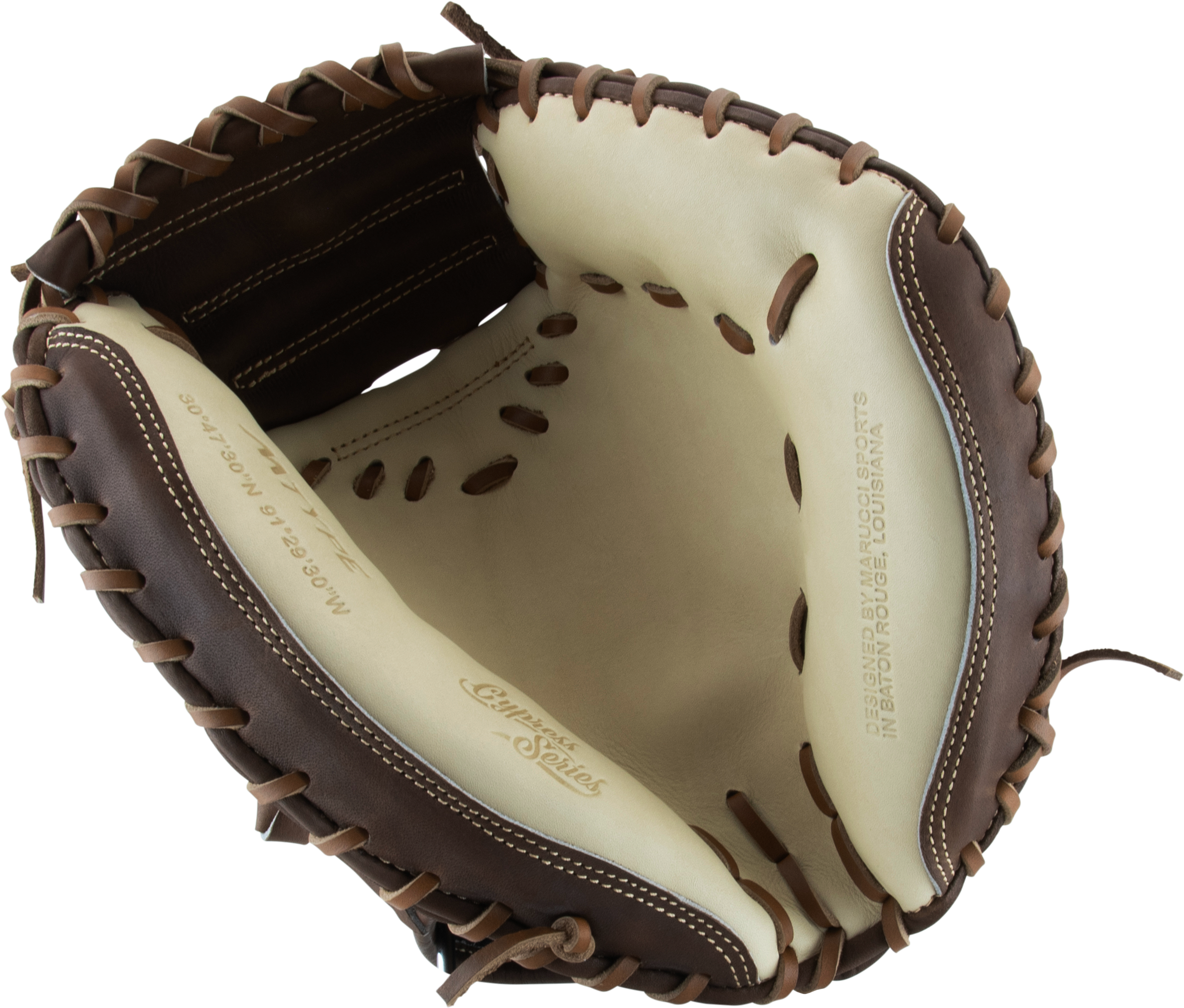 Marucci Cypress Series 34" Baseball Catcher's Mitt: MFG3CY240C1-GM/CM-RT